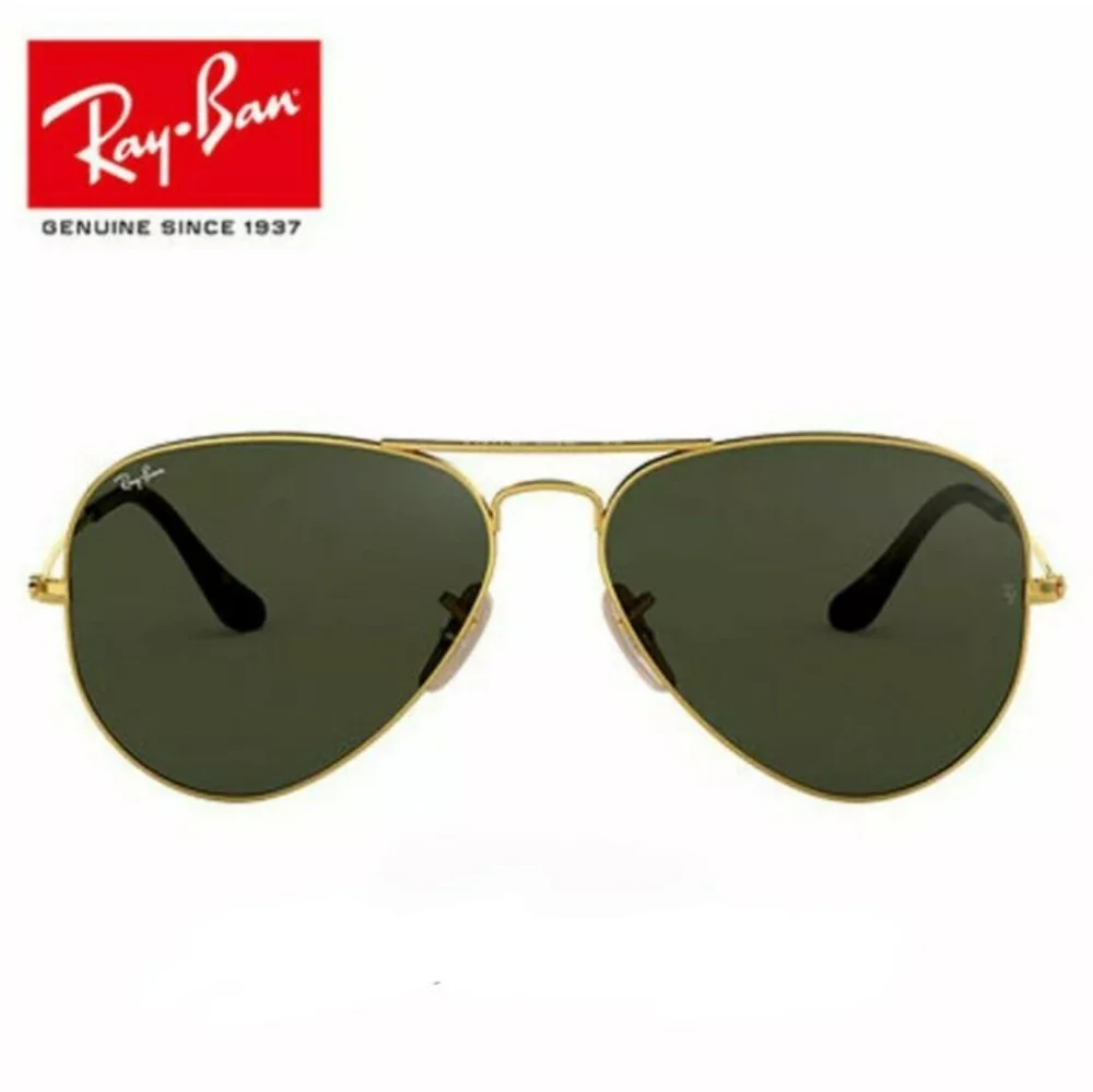 RayBan Aviator Classic Black Lenses _ Gold Frame RB3025 Men & Women - Picture 9 of 16
